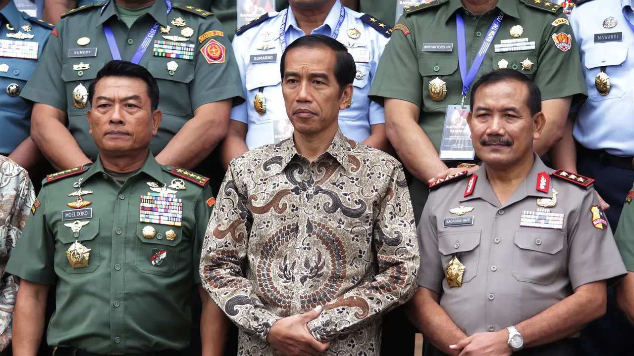 Presiden Jokowi buka Rapim TNI-Polri