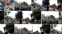 Di Wonosobo Jawa tengah, acara Sunday Morning diadakan di alun-alun kota. 
