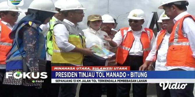 Presiden Jokowi Tinjau Pembangunan Tol Manado-Bitung