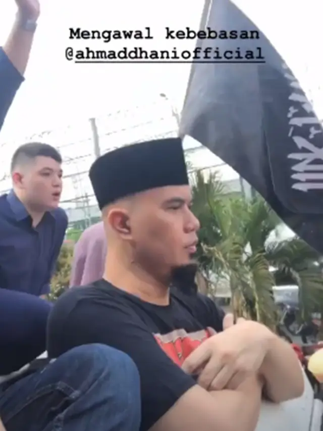 6 Momen Kebebasan Ahmad Dhani dari Penjara, Dijemput Mulan Jameela