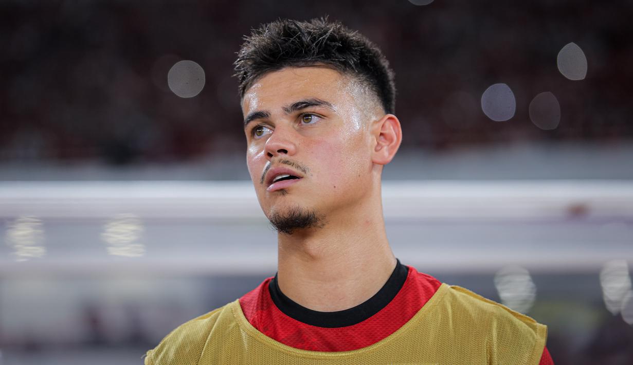 <p>Ekspresi pemain Timnas Indonesia, Mees Hilgers, saat laga melawan China dalam laga Kualifikasi Piala Dunia 2026 zona Asia di Stadion Utama Gelora Bung Karno (SUGBK), Jakarta, Kamis (5/6/2025). (Bola.com/Bagaskara Lazuardi)</p>