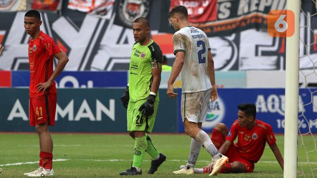 Ekspresi Pemain Persija Jakarta Setelah Pertandingan Melawan Persib Bandung