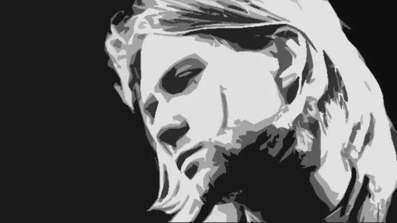 Ilustrasi Kurt Cobain