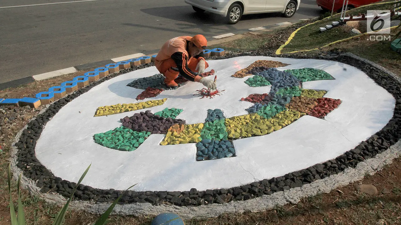 Semarakkan Asian Games 2018, Kelurahan Jagakarsa Bikin Taman Indah