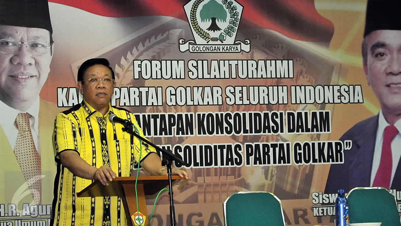 20160110- Agung Laksono Desak Percepat Munas Golkar-Jakarta-Johan Tallo