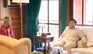 Momen Menlu Singapura Temui Prabowo di Hambalang