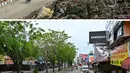 Bencana tsunami Aceh yang terjadi 20 tahun silam berdampak pada sejumlah sektor, yakni sosial-budaya, infrastruktur, ekonomi, psikologis, hingga politik. (Foto oleh: Philippe DESMAZES and Chaideer MAHYUDDIN/AFP)