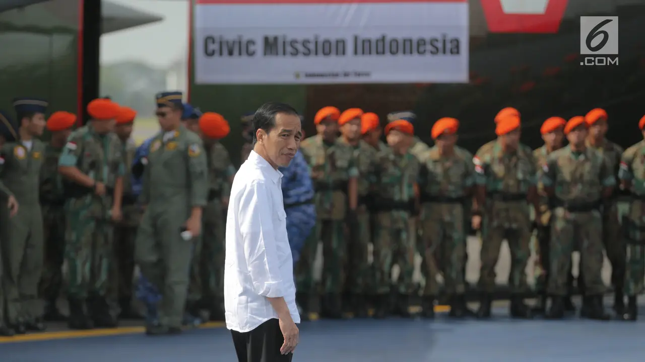 Jokowi Lepas Pengiriman Bantuan untuk Pengungsi Rohingya