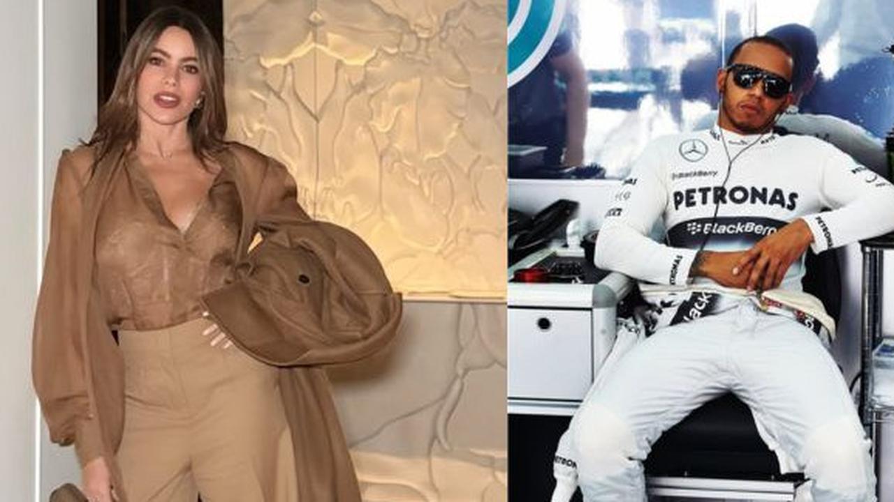 Tepis Rumor Kencan, Sofia Vergara dan Lewis Hamilton Dikonfirmasi Hanya Berteman