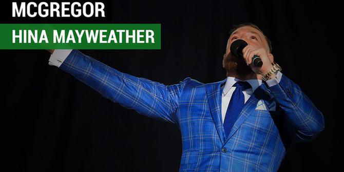 VIDEO: Conor McGregor Bersama Penonton Ejek Floyd Mayweather