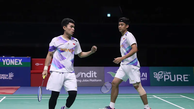 Leo Rolly Carnando/Bagas Maulana - Korea Open 2024 - Bulu Tangkis