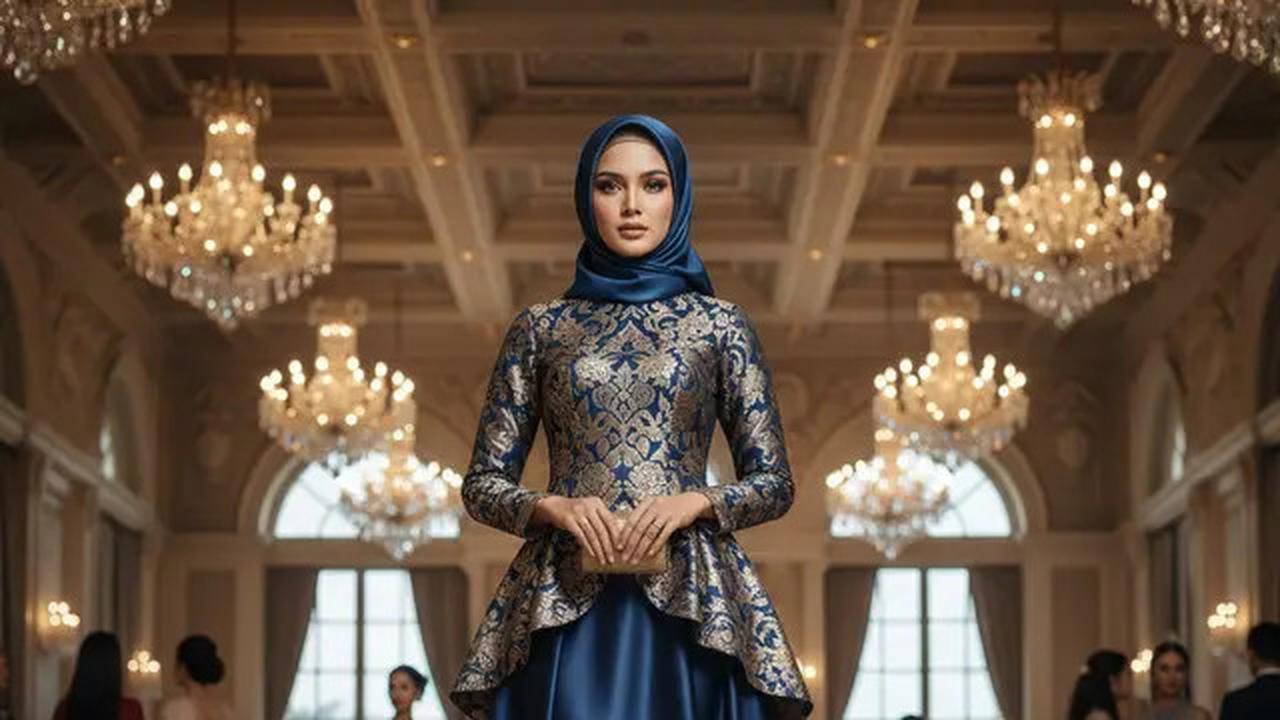 7 Model Dress Brokat Panjang, Anggun dan Elegan untuk Berbagai Acara di 2025