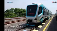 Tram Baterai (kereta ringan) buatan PT INKA (Persero) (dok: INKA)