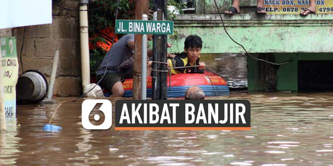 VIDEO: Banjir Jabodetabek , 21  Orang Meninggal Dunia