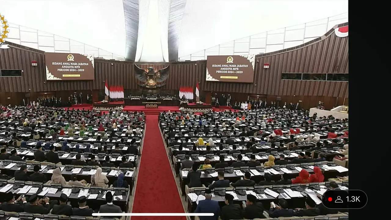 Jelang pelantikan anggota DPR DPR RI periode 2024–2029, Selasa (1/10/2024).