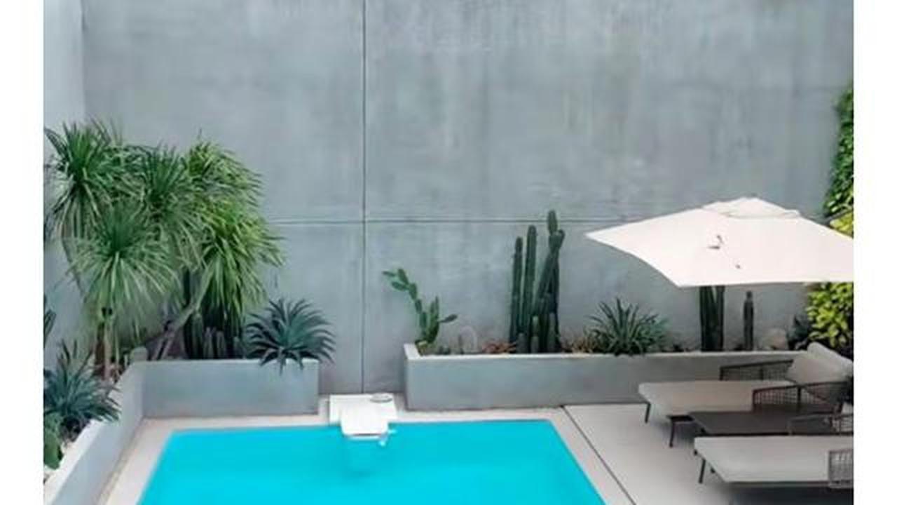 6 Potret Area Kolam Renang Rumah Aura Kasih, Spot Favorit untuk Yoga