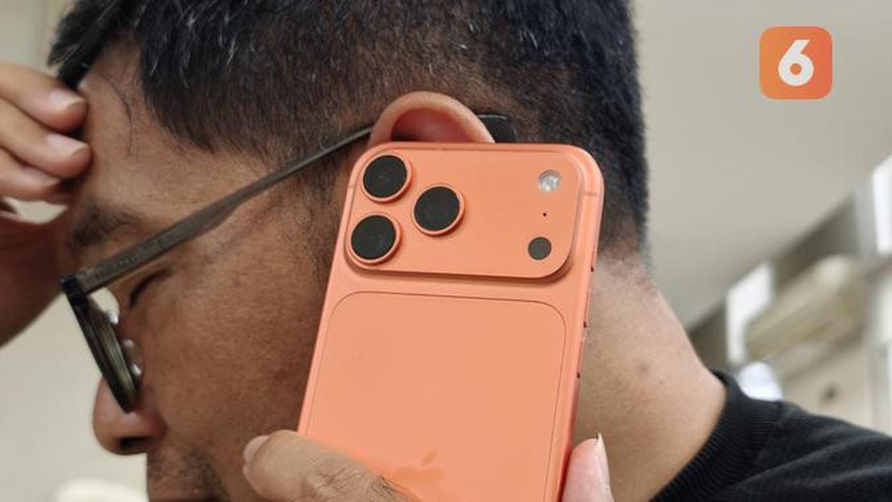 iPhone 17 Pro Cosmic Orange Diserbu Pembeli di China karena Disebut Bawa Hoki, (Liputan6.com/ Yuslianson)