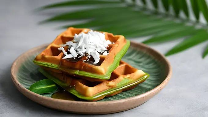Resep Klepon Waffle
