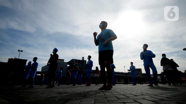 Aktivitas Senam Pasien OTG Covid-19