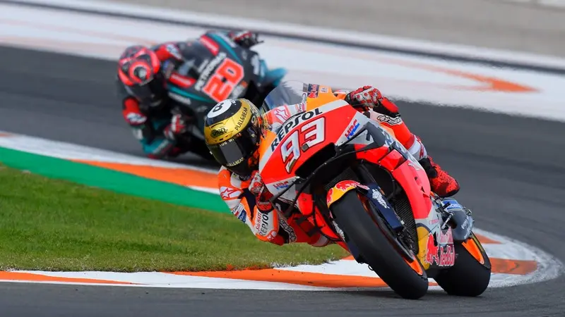 Pembalap Repsol Honda, Marc Marquez.