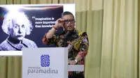 Sekjen DPP PDI Perjuangan (PDIP) Hasto Kristiyanto di Universitas Paramadina, Jakarta, Selasa (21/3/2023). (Foto: Dokumentasi PDIP).