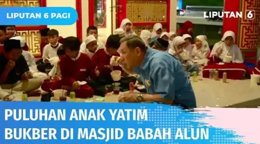 Puluhan anak yatim antusias mengikuti kegiatan bersama di Masjid Babah Alun, Jakarta Selatan. Selain buka bersama, anak-anak yatim juga mendapat materi kultum. Jusuf Hamka berharap, program buka bersama bisa menjadi inspirasi bagi sesama.