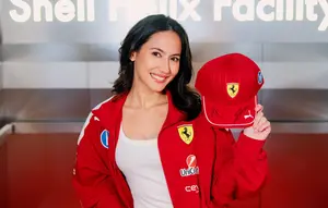 Pevita Pearce Ketemu Lewis Hamilton dan Charles Leclerc di Monza, Syuting Bareng