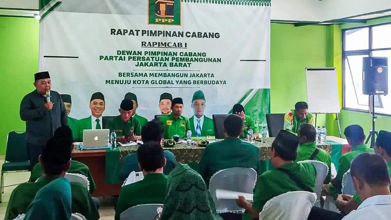 Rapat Pimpinan Cabang (Rapimcab) Dewan Pimpinan Cabang (DPC) Partai Persatuan Pembangunan (PPP) Jakarta Barat (Istimewa)