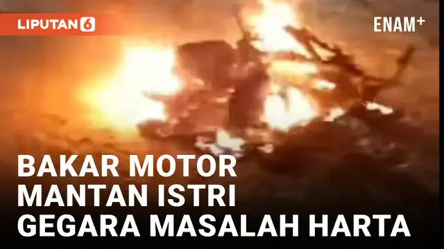 Pria di Sumut Bakar Motor Mantan Istri Akibat Perselisihan Harta