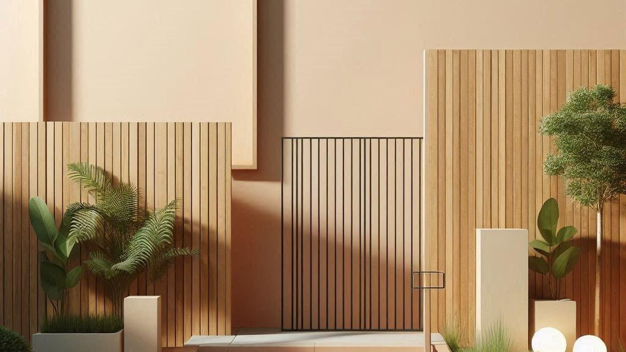 Desain Pagar Kayu Minimalis