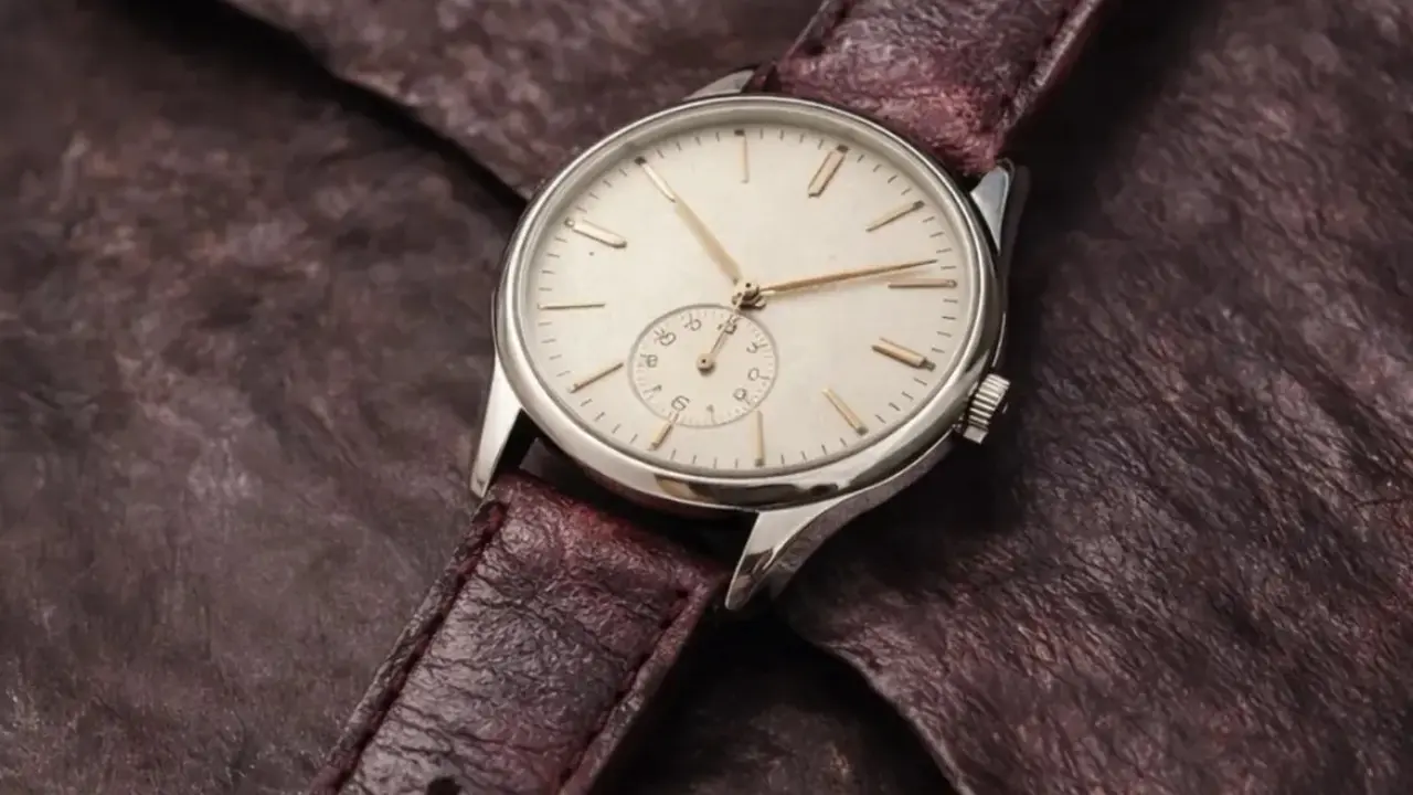 Limbah air kelapa dikelola menjadi strap jam leather jadi produk ramah lingkungan. [@circleoflife.labs]