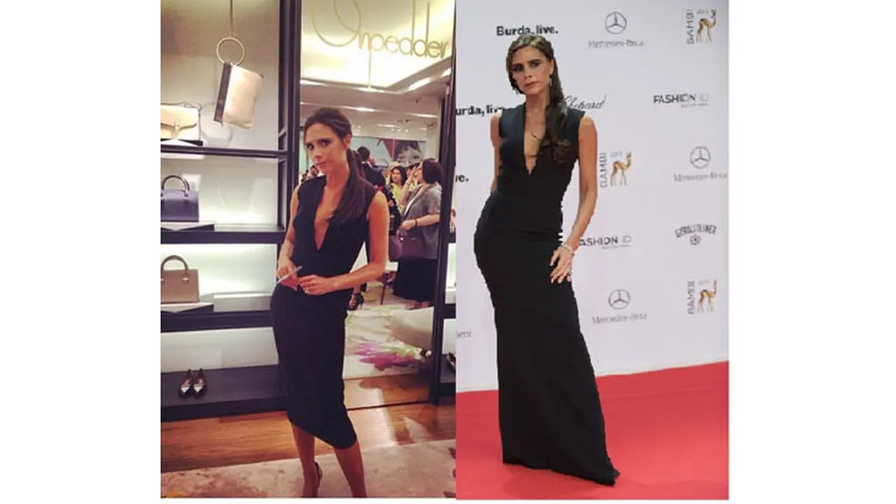 Datang Ke Jakarta, Victoria Beckham Pakai Baju 'Recycle'