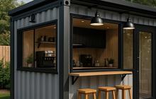 8 Desain Warung Jualan Kontainer dari Baja Ringan, Pilihan Menarik Bagi Pelaku Bisnis