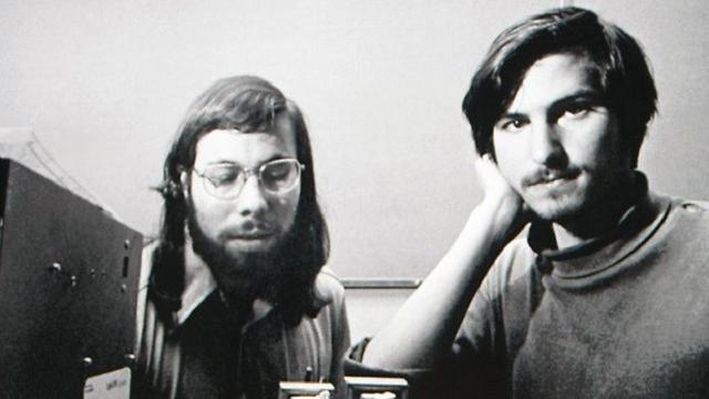 Steve Jobs and Steve Wozniak