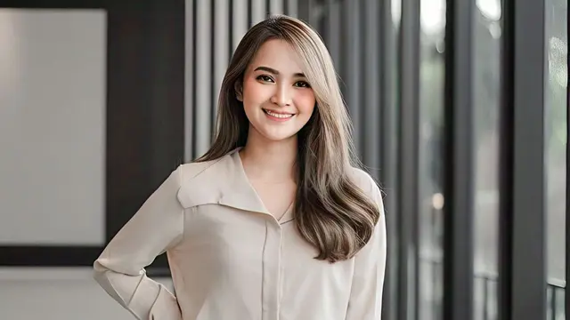 Referensi Rambut Shaggy Panjang Tertata Wanita 2025/Nurul Diva Kautsar via Meta AI