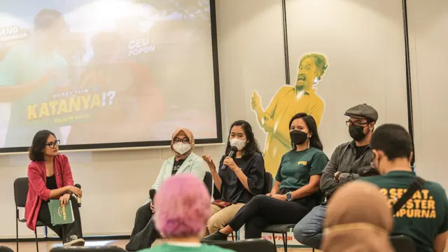 Suasana konferensi pers peluncuran film Katanya di Jakarta, Januari 2023. (Foto: Dok. Catchlight Pictures Indonesia)