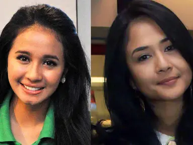 Bentuk wajah oval Laudya Cynthia Bella sepintas mirip dengan Ria Irawan saat masih muda (Foto-foto:Liputan6.com,Istimewa)