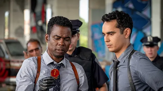 Zeke diperankan Chris Rock dalam film Spiral. (Foto: Dok. Lionsgate/ IMDb)