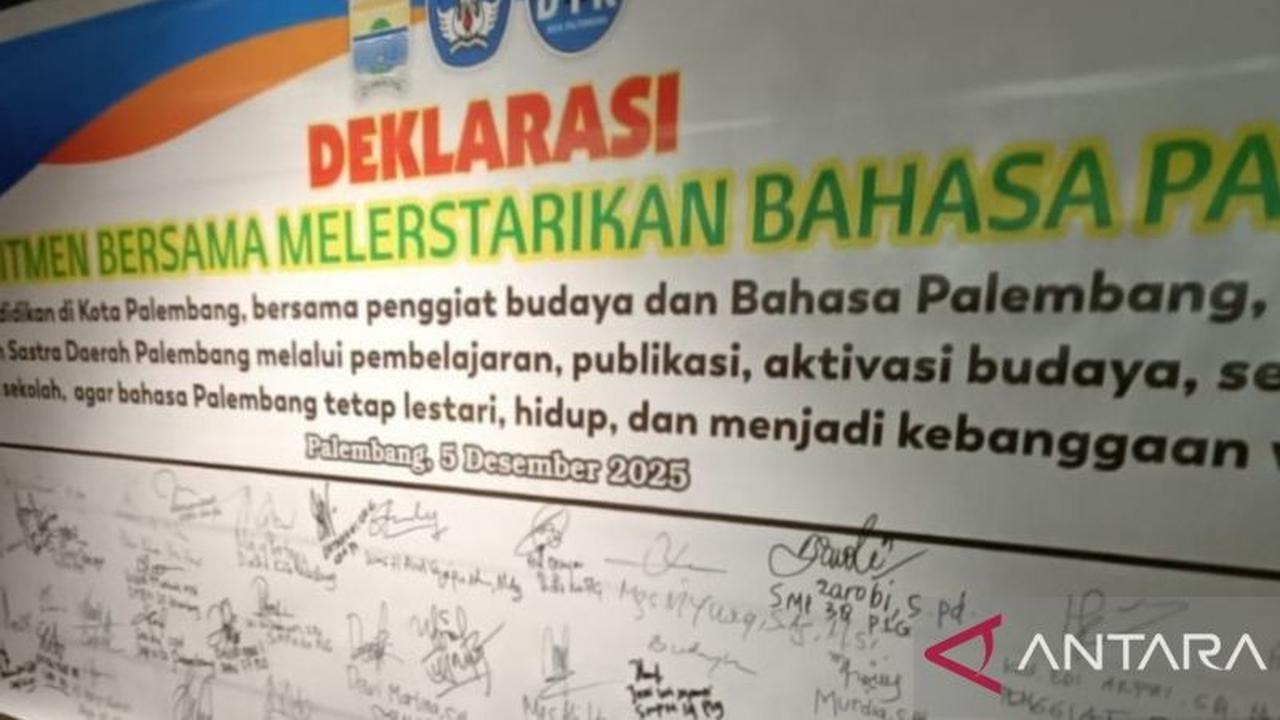 Disdik Palembang Deklarasikan Komitmen Kuat Jamin Pelestarian Bahasa Palembang di Sekolah
