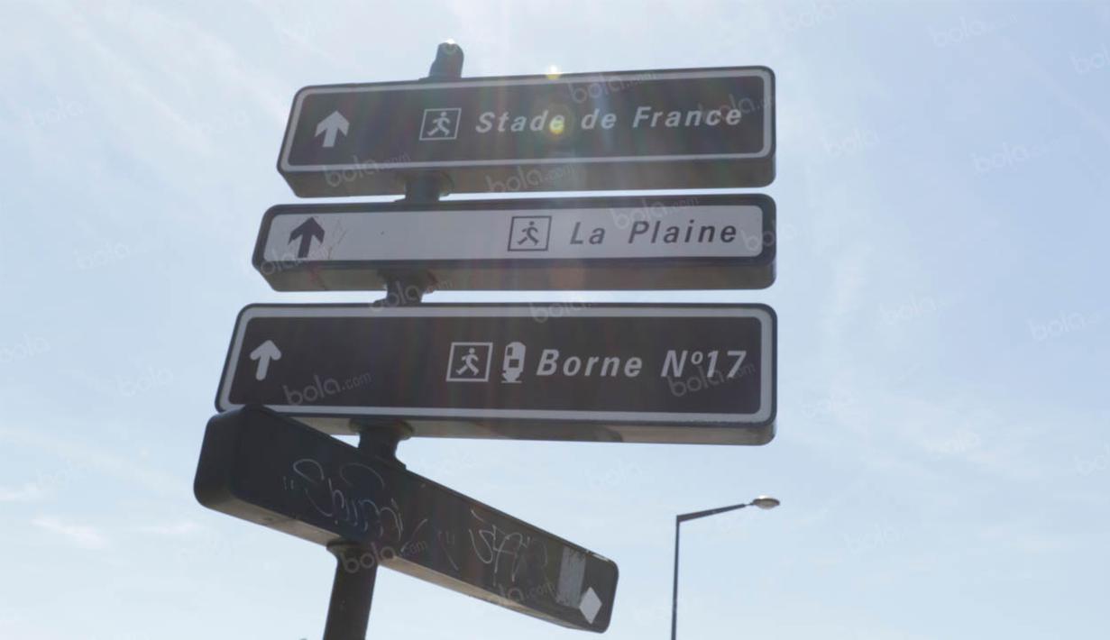 Stade de France yang berkapasitas 81.338 penonton ini terletak di Saint Denis. (Bola.com/Vitalis Yogi Trisna)