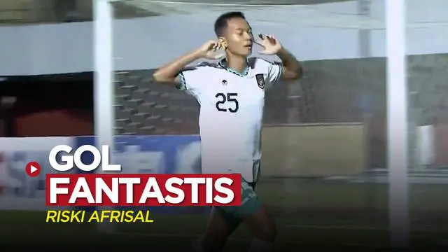 Berita video momen gol fantastis Riski Afrisal untuk Timnas Indonesia U-16 dalam laga kedua di Grup A Piala AFF U-16 2022, Rabu (3/8/202) malam hari WIB.