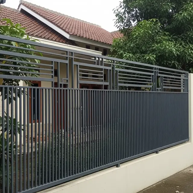 Model Pagar Minimalis untuk Rumah Type 45 di Desa