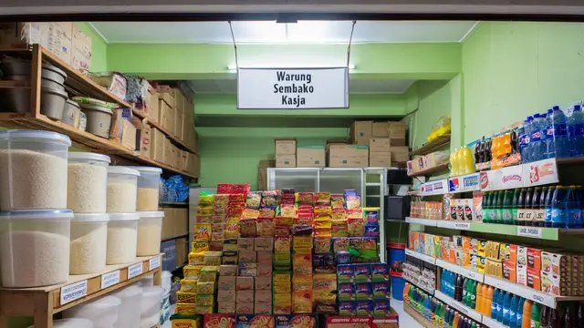 Tips Praktis Membuat Warung Sembako Tanpa Etalase Tampak Profesional/Ilustrasi Gemini AI