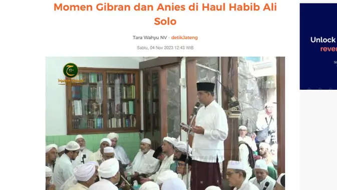 <p>Penelusuran klaim video Gibran nyantri bersama Anies Baswedan</p>