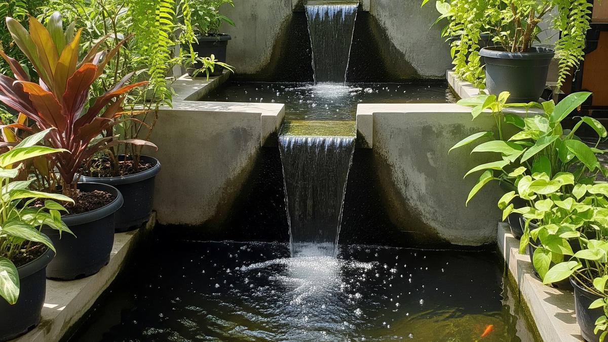 7 Model Teras Rumah 2x2 dengan Kolam Ikan Mini, Bikin Hunian Asri dan Menawan