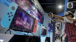 Ajang ini menampilkan inovasi dan kompetisi dalam dunia kecerdasan buatan dan robotika. (Liputan6.com/Herman Zakharia)