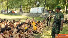 Citizen6, Solo: SMP Negeri 10 Solo mengadakan Perkemahan Akhir Tahun 2011 selama tiga hari, di Bumi Perkemahan Karya Bakti Praja Jurug, Jalan Ir. Juanda Surakarta, Sabtu (18/6). (Pengirim: Muhammad Aslam)
