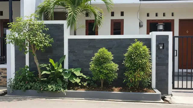 Model Batu Alam Depan Rumah Minimalis Model Batu Sabak