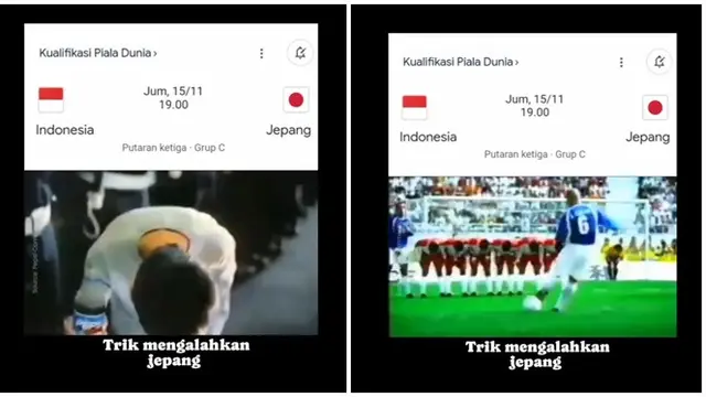 6 Meme Jelang Indonesia Vs Jepang, Netizen Sebut Reuni Zaman Penjajahan