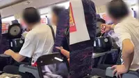 Wanita Masak Nasi Pakai Rice Cooker di Kereta Cepat (Sumber: Siakapkeli)